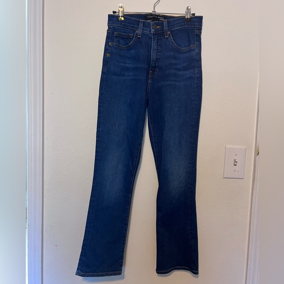 VERONICA BEARDHigh-Rise Straight Leg Jeans